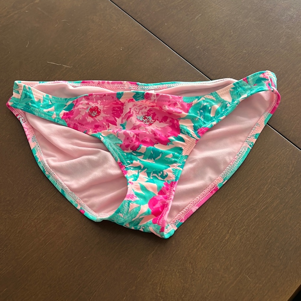Floral bathing suit bottoms
